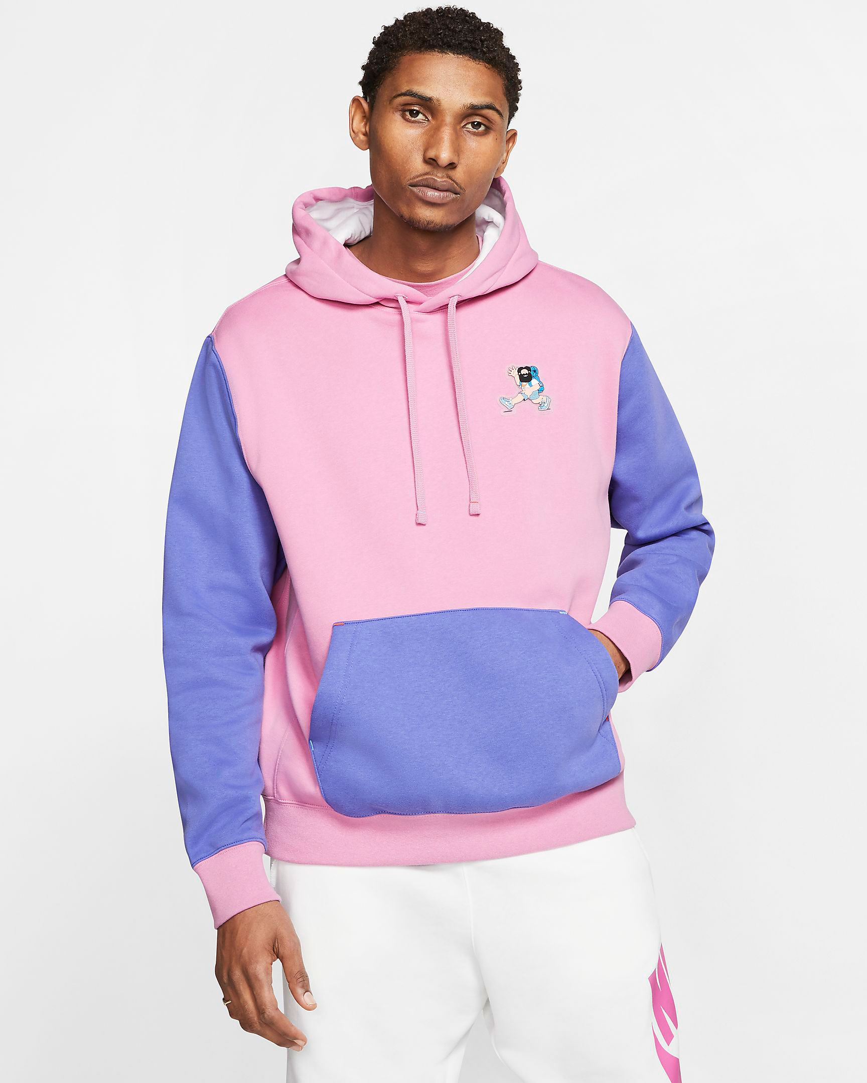 pink and purple nike sweatshirt