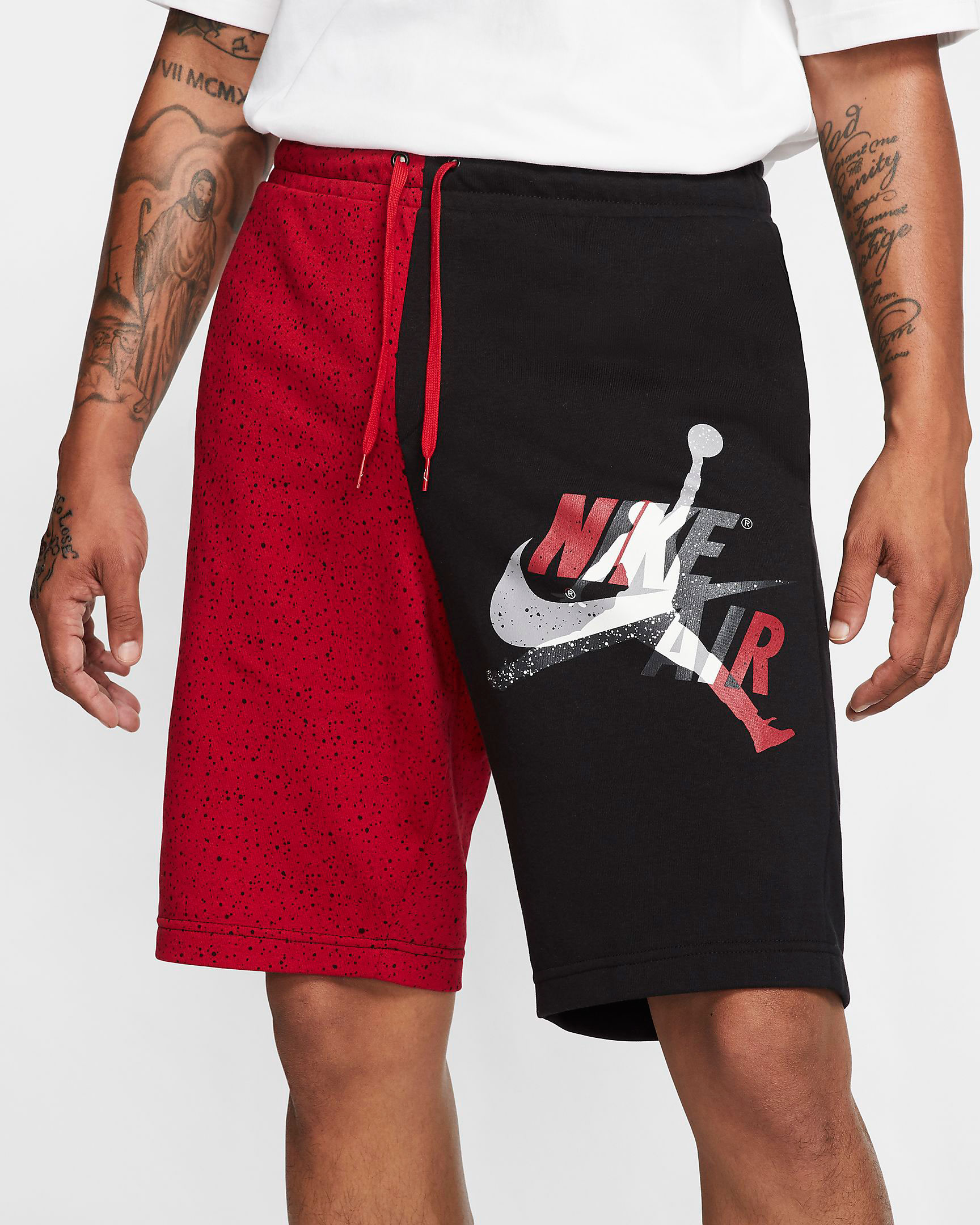 red-cement-jordan-3-shorts