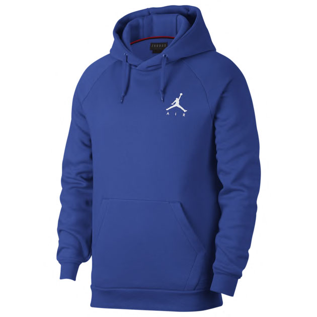 jordan hoodies blue