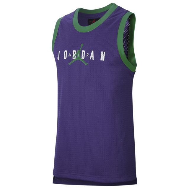 green and purple jordan 1 shirt
