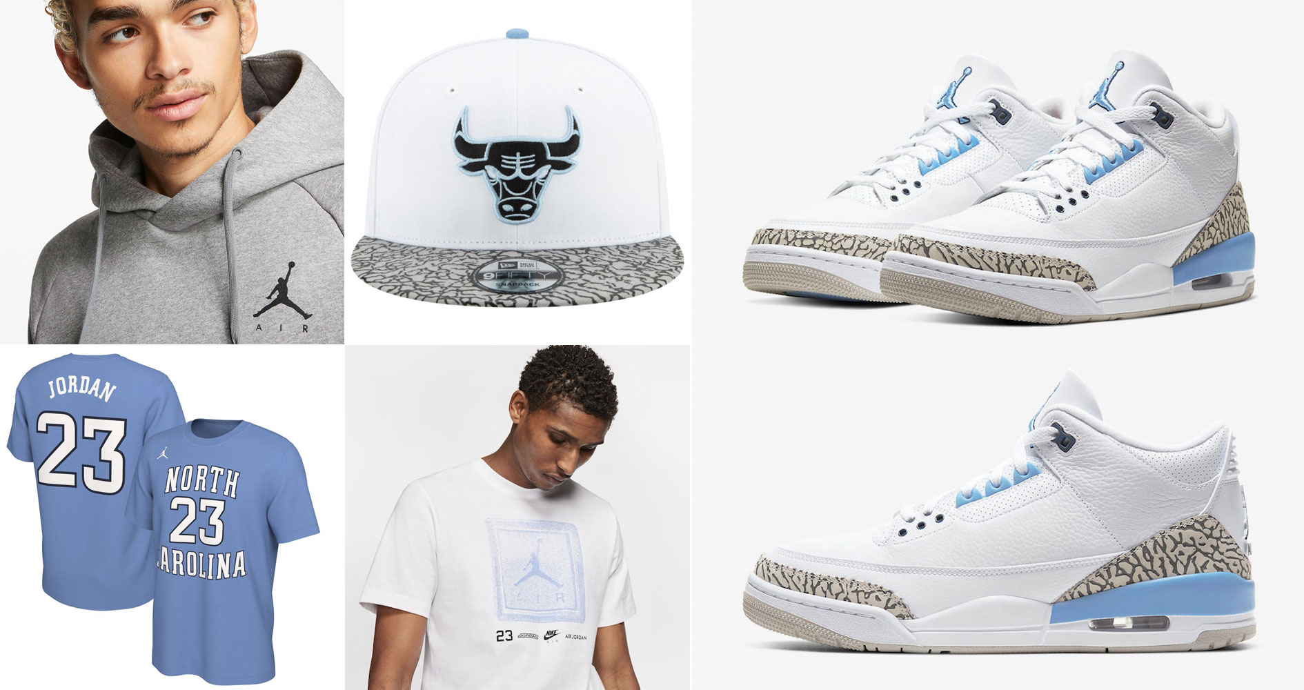 Outfits to Match the Air Jordan 3 UNC 