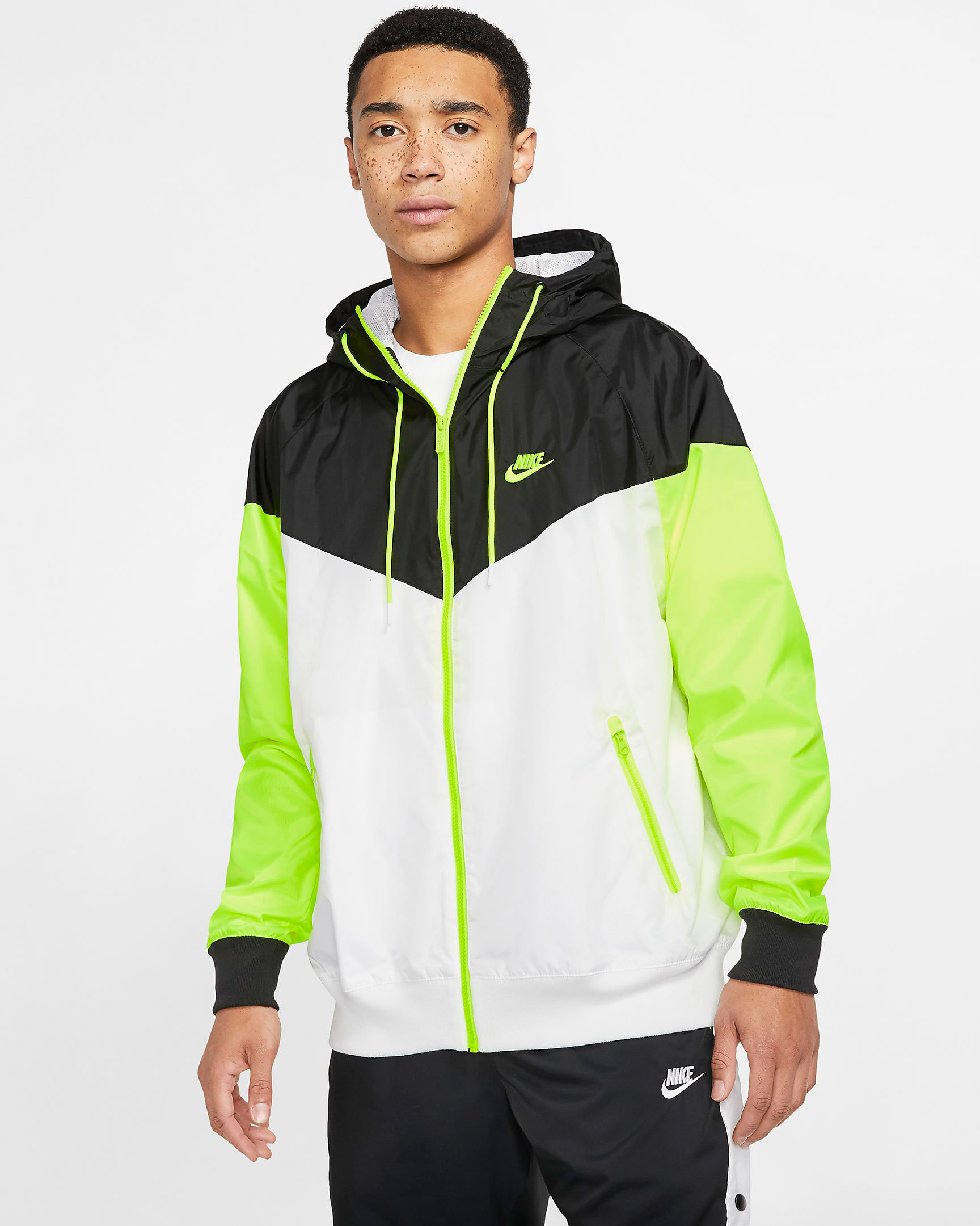 Air Jordan 4 Neon Volt Nike Jacket 