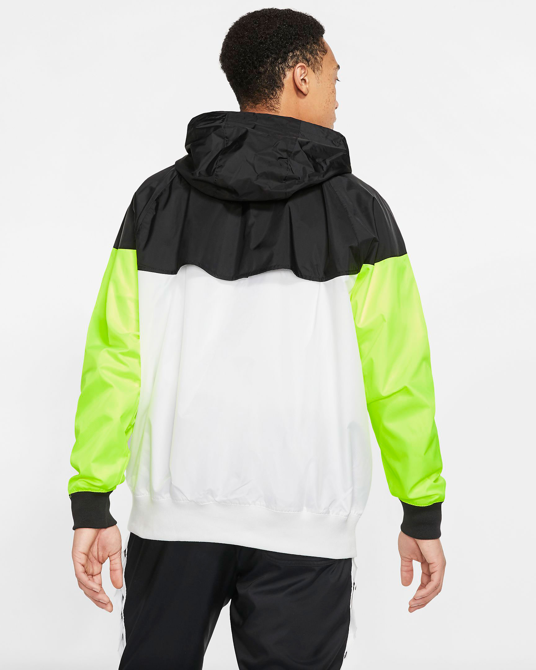 nike neon windbreaker jacket