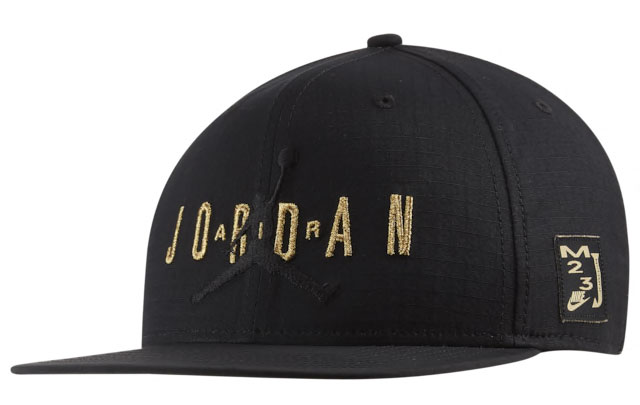 jordan-6-dmp-black-gold-snapback-hat
