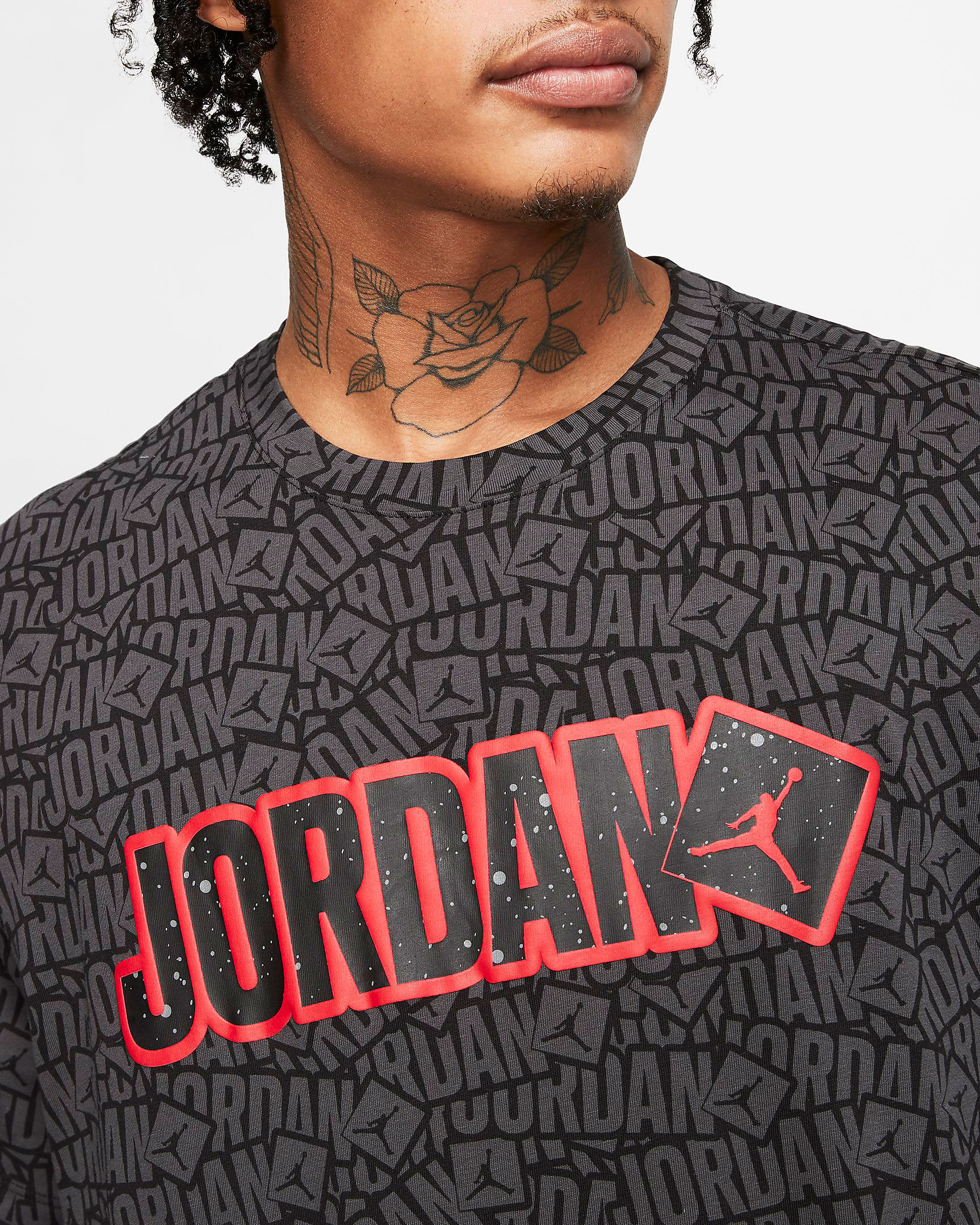 jordan-sticker-allover-print-shirt-black-red-1