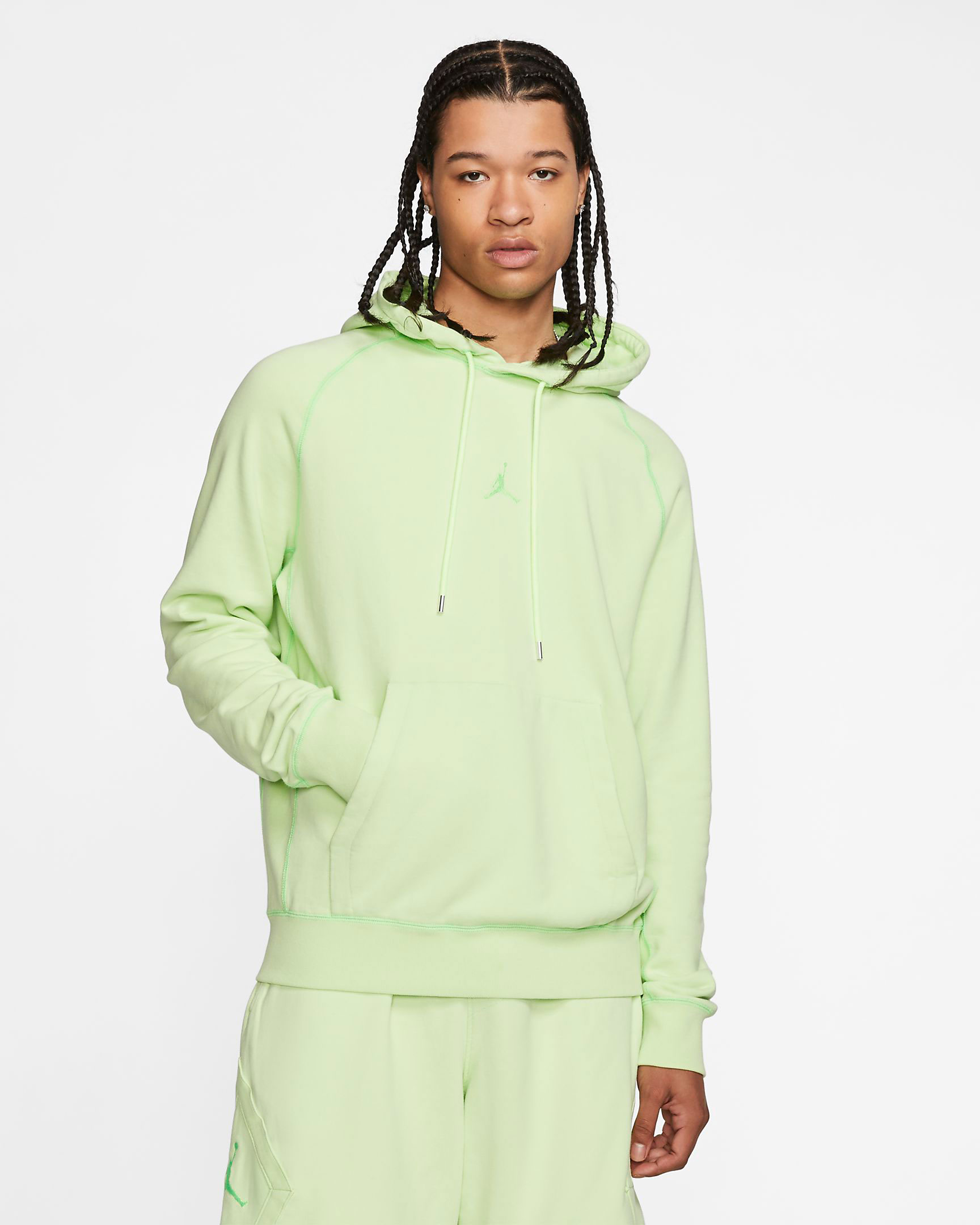 neon jordan hoodie