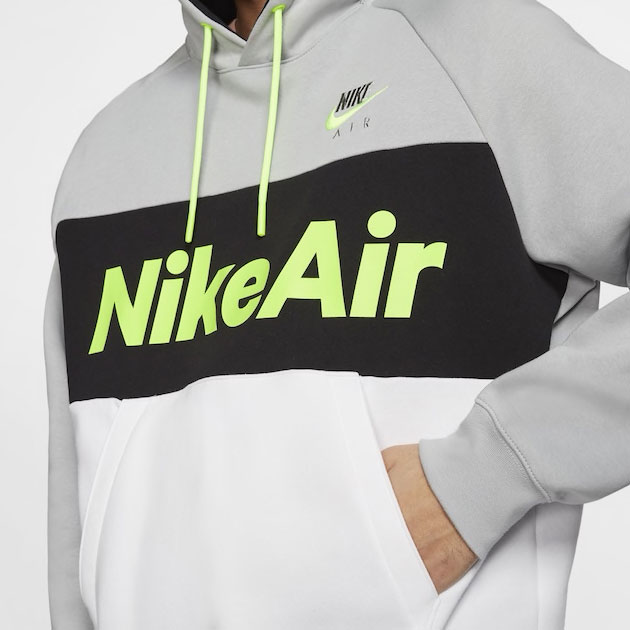 Air Jordan 4 Neon Nike Air Hoodie and 