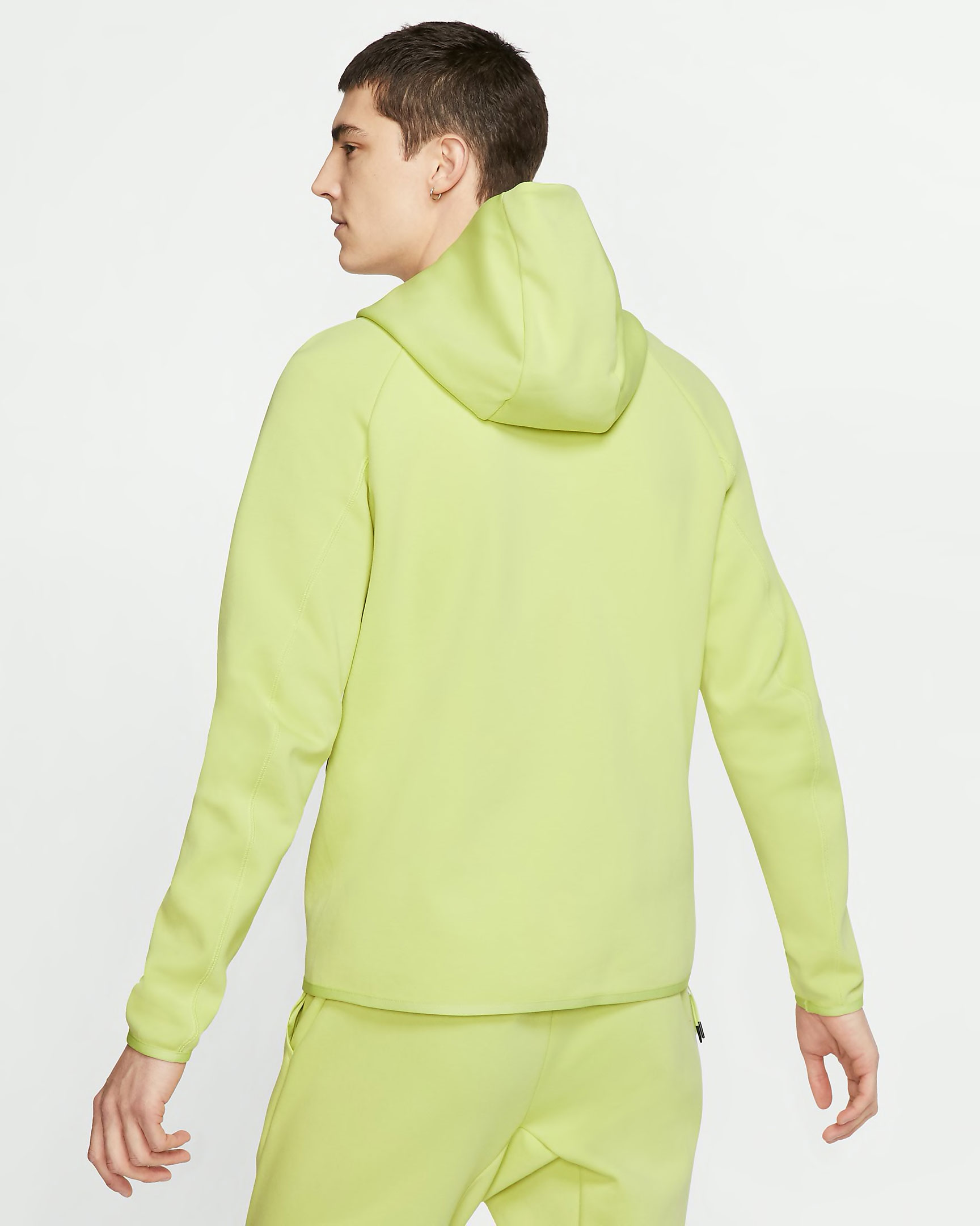 volt green nike hoodie