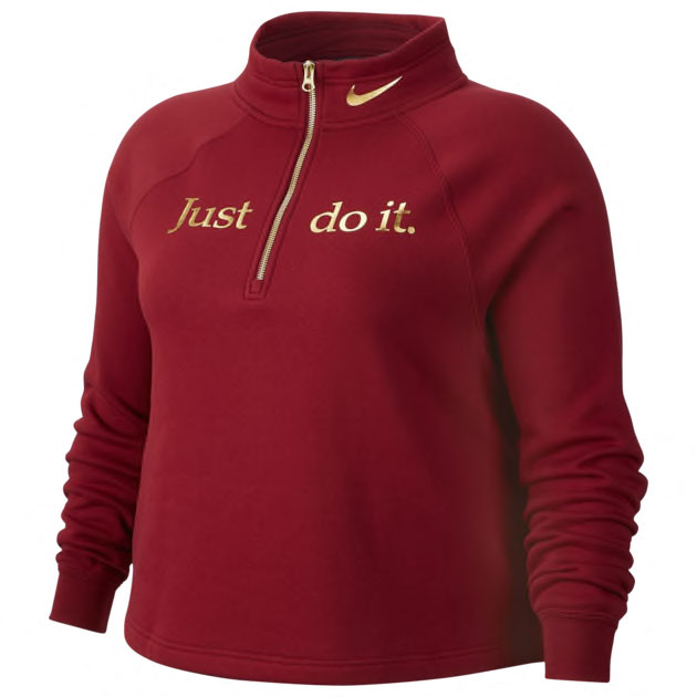 nike-womens-hoodie-plus-size-red-gold-1