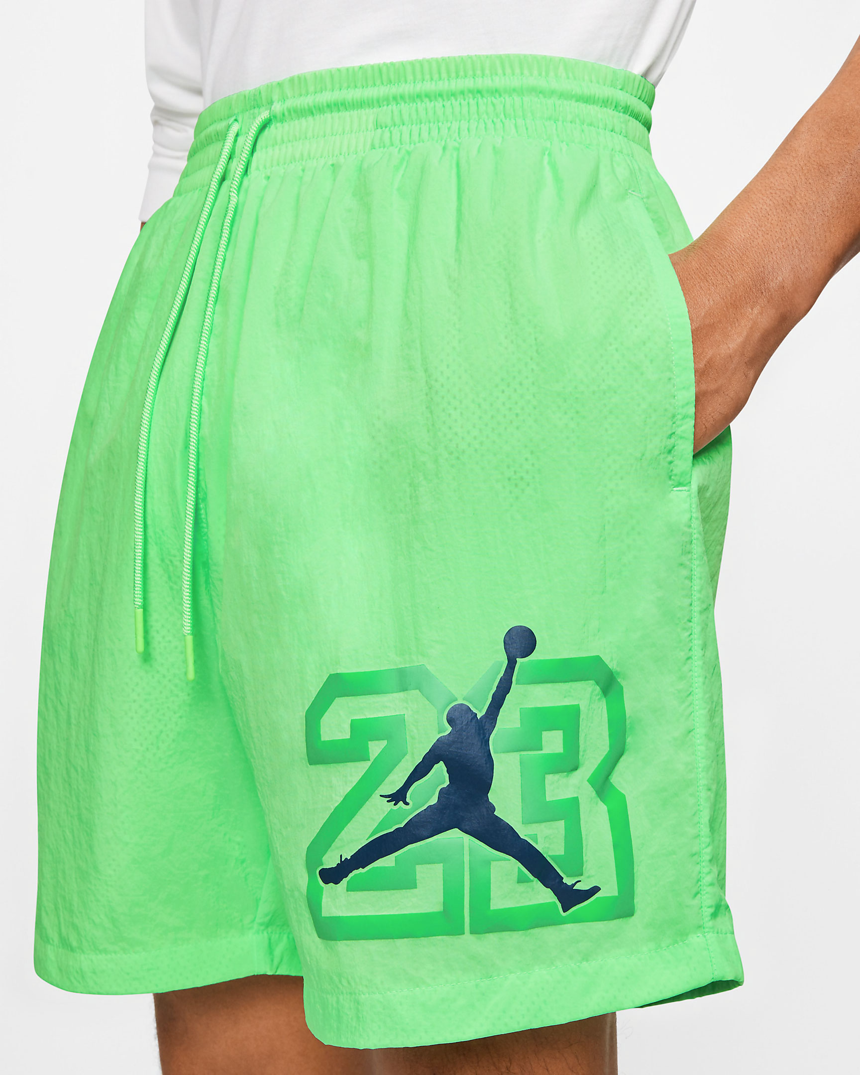 air-jordan-13-flint-2020-poolside-shorts-green-1