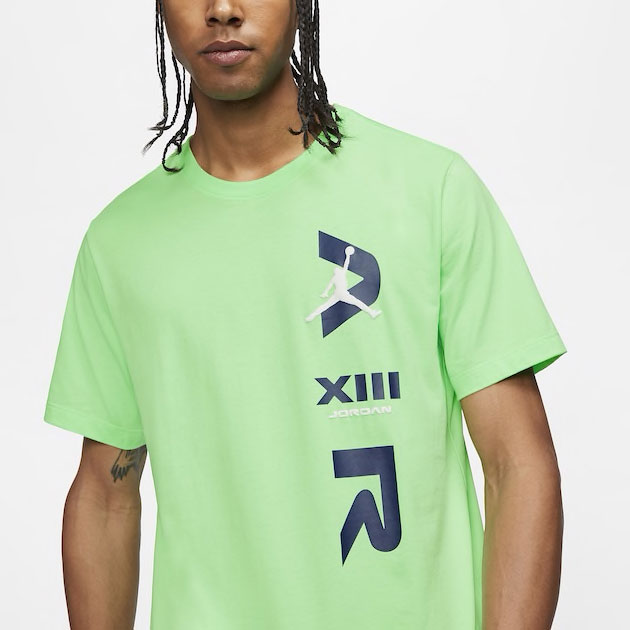 air-jordan-13-flint-logo-shirt-green