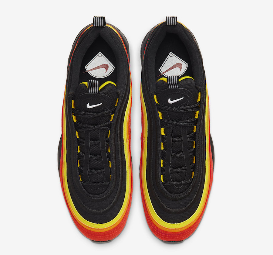 red and yellow nikes