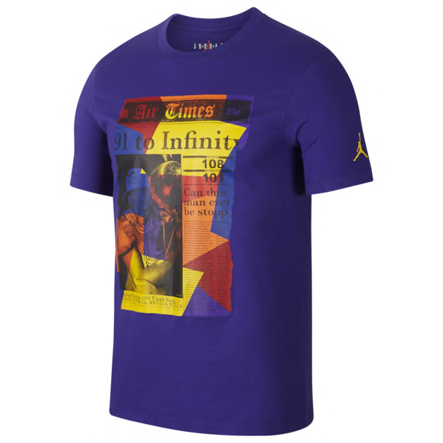 metallic purple 4s shirt
