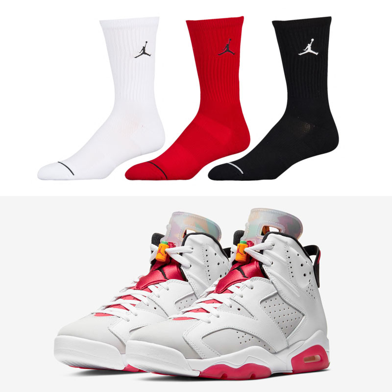 Air Jordan 6 Hare Matching Socks 