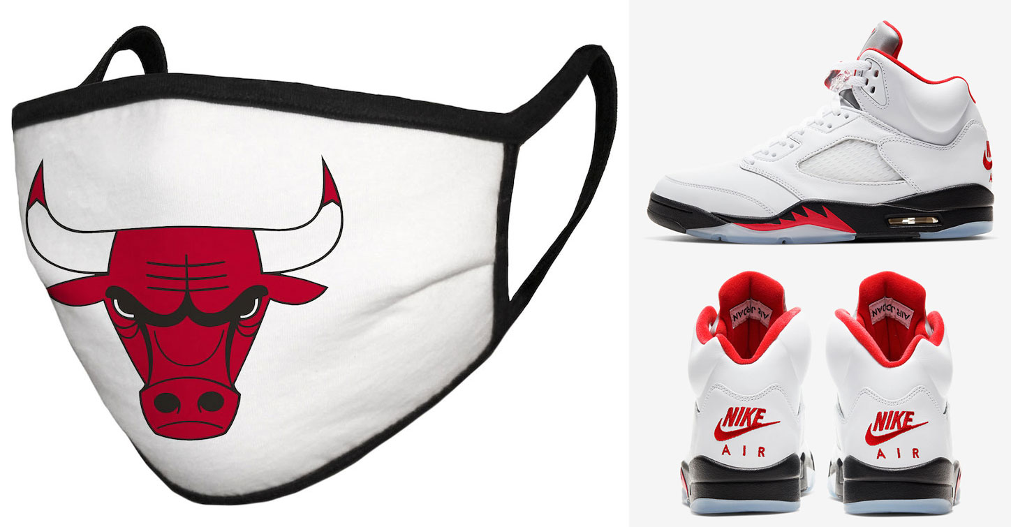 jordan-5-fire-red-chicago-bulls-face-cover-mask