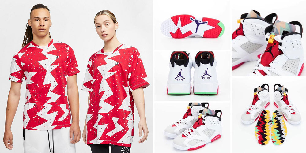Air Jordan 6 Hare Matching Shirts 