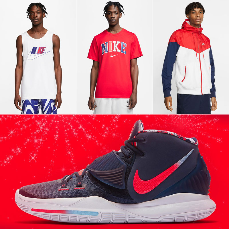Nike Kyrie 6 USA Clothing Match 