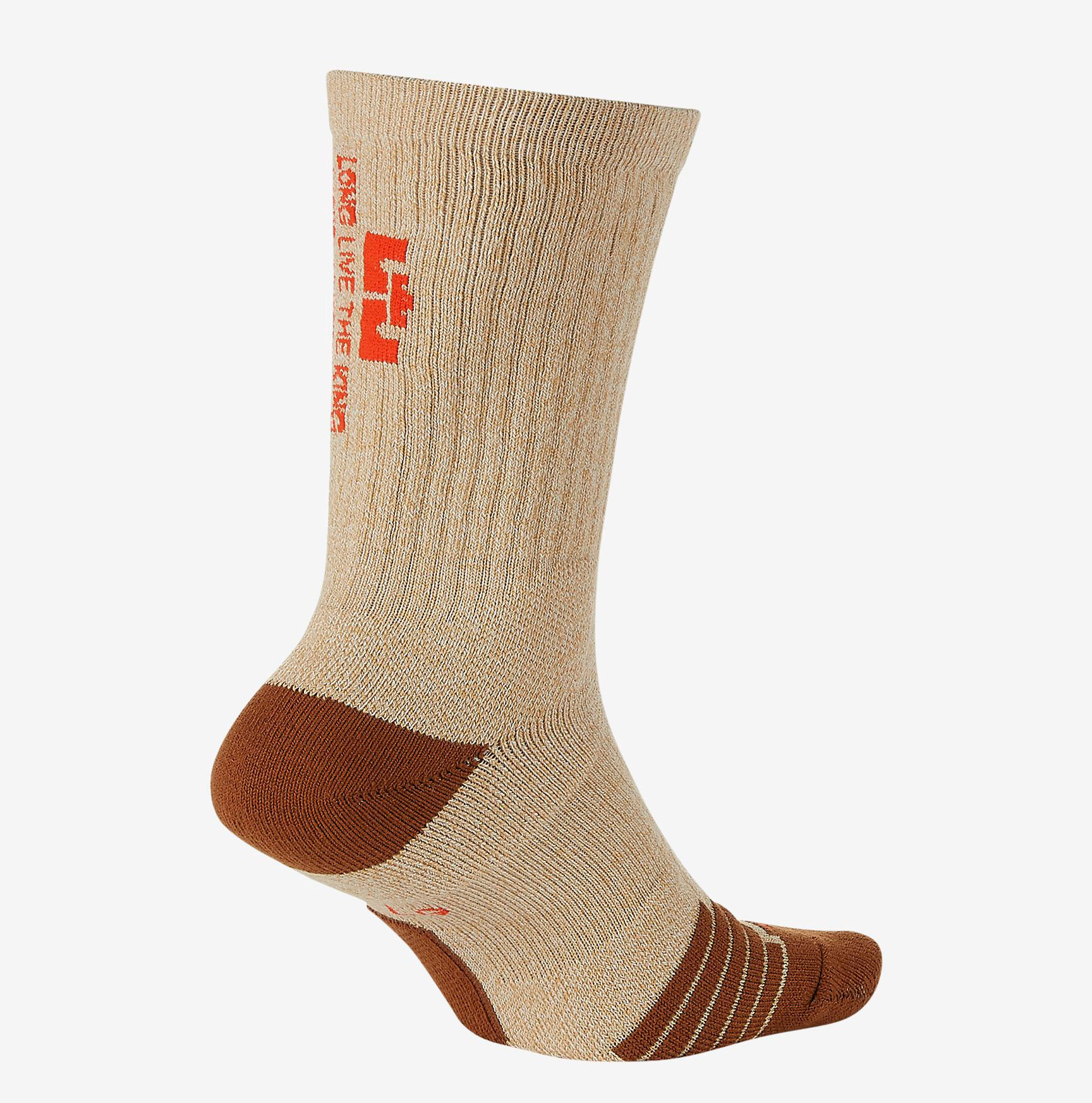 nike-lebron-socks-brown-orange-2