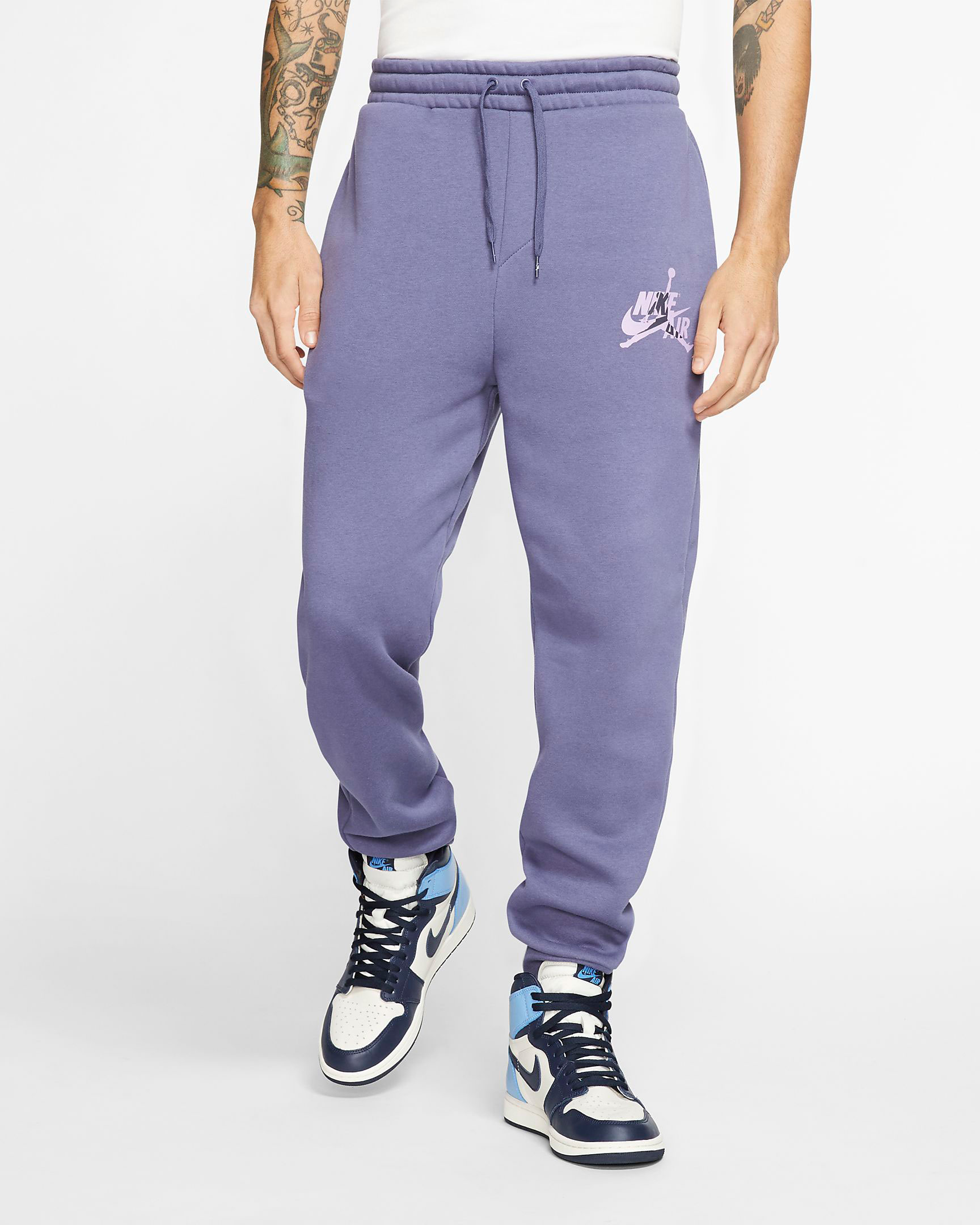 purple-metallic-jordan-4-pants-1