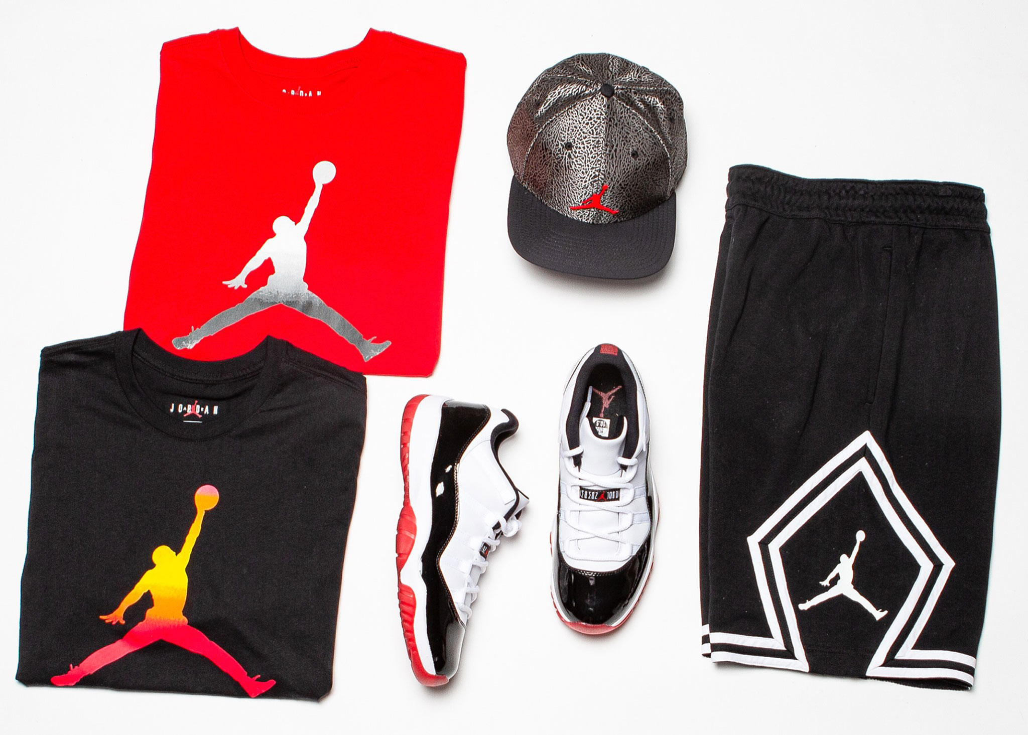 outfits with red jordan 11