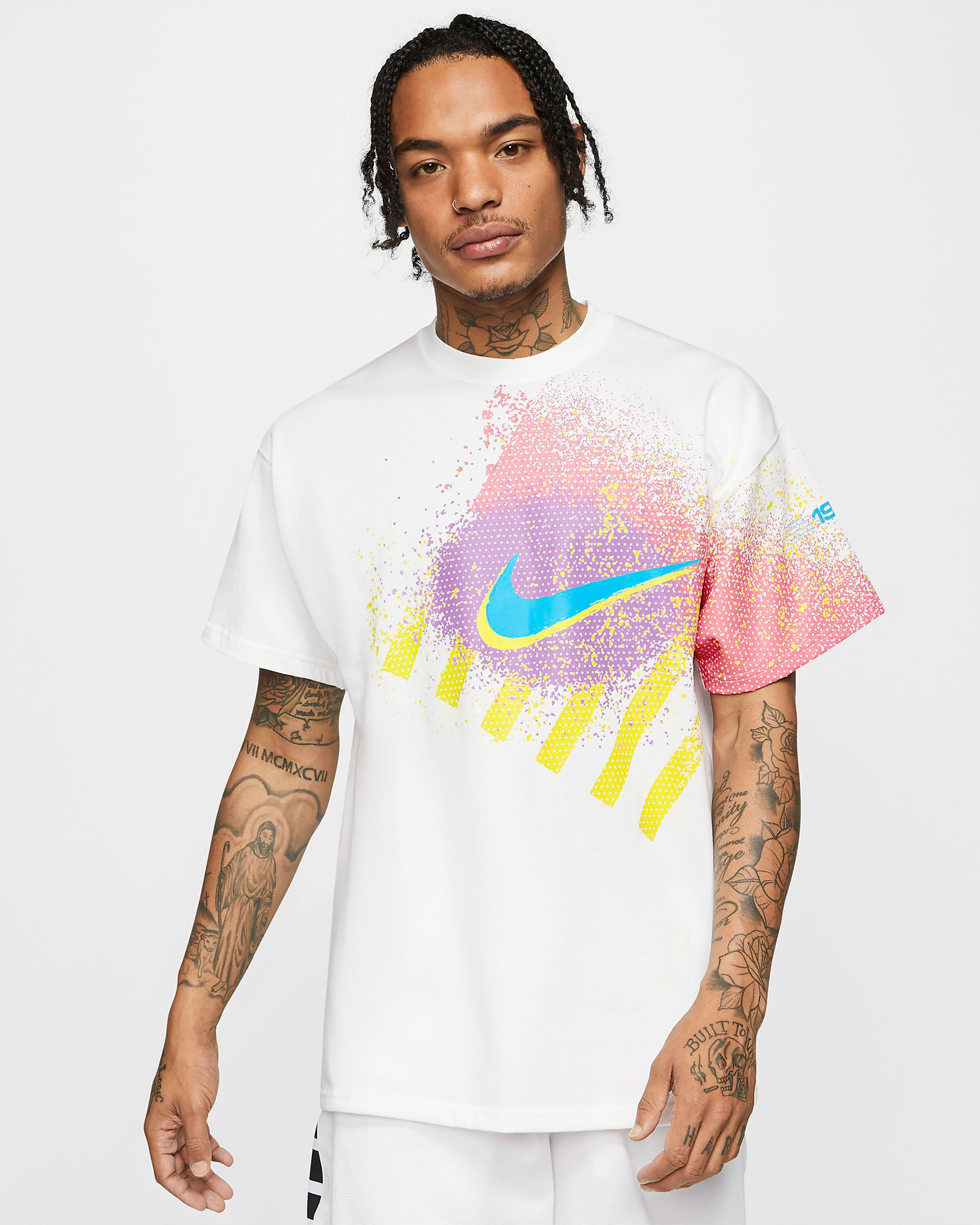 Nike Kyrie 6 Neon Graffiti 90s Shirt 