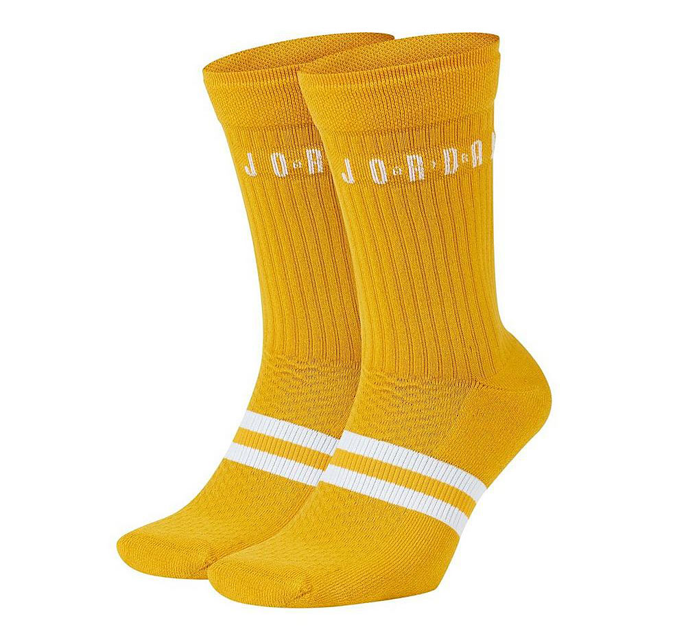 university gold jordan socks