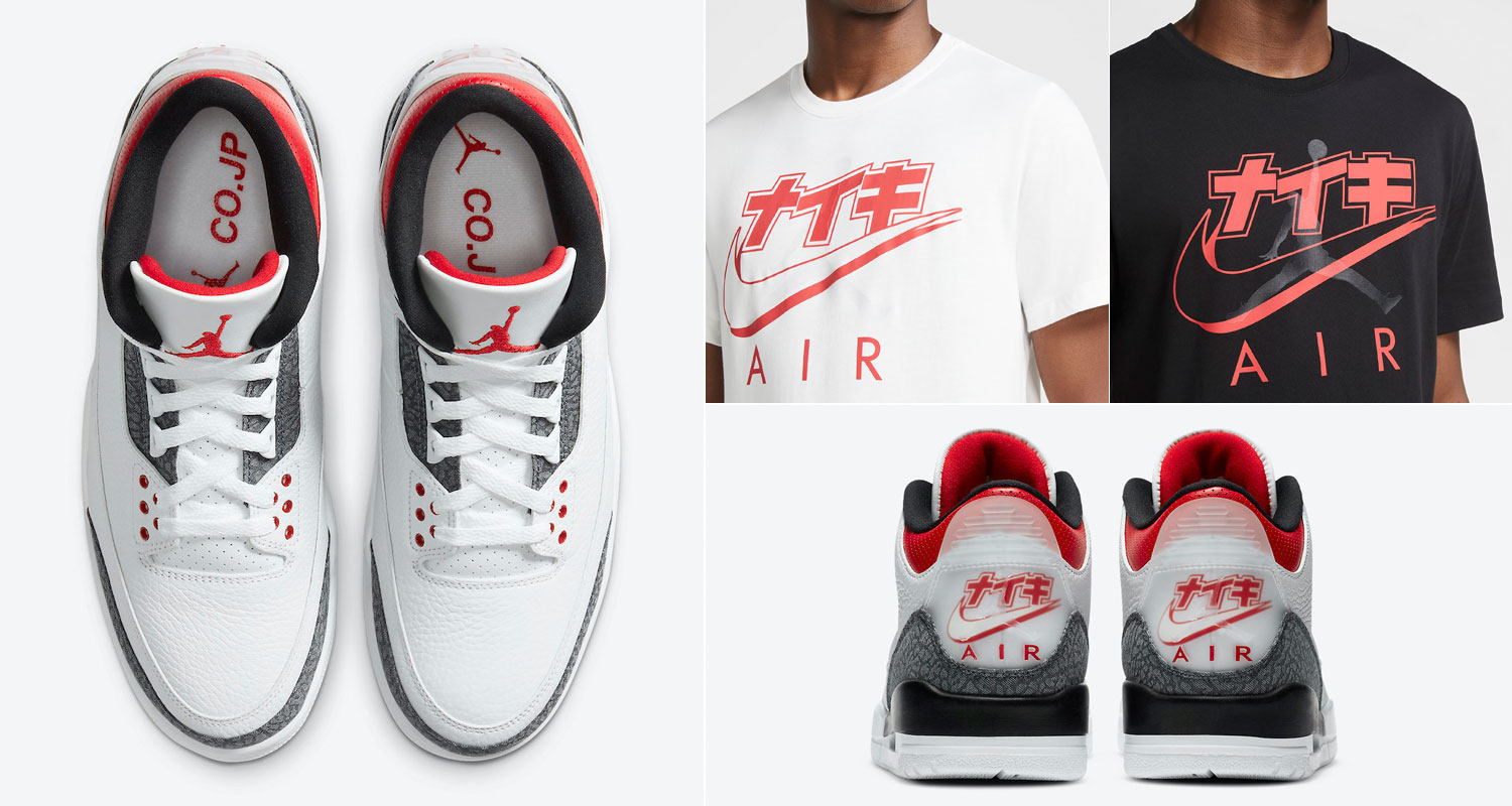 Air Jordan 3 SE Denim Fire Red Clothing | SneakerFits.com
