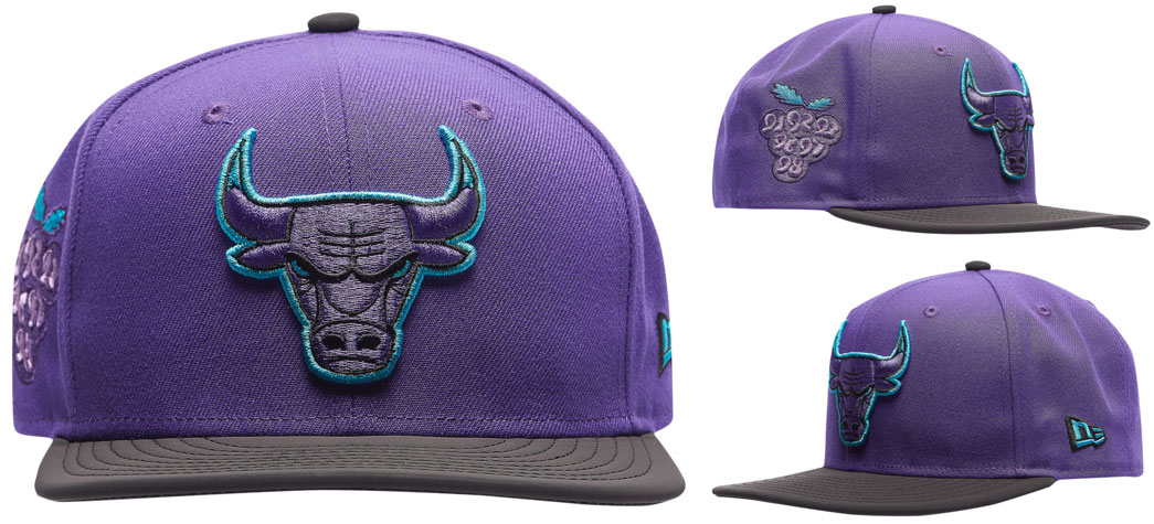 purple jordan hat
