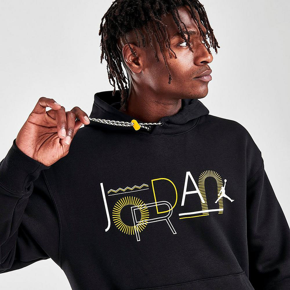 jordan-12-black-university-gold-hoodie-1