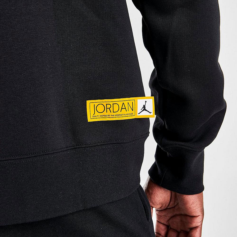 jordan-12-black-university-gold-hoodie-2