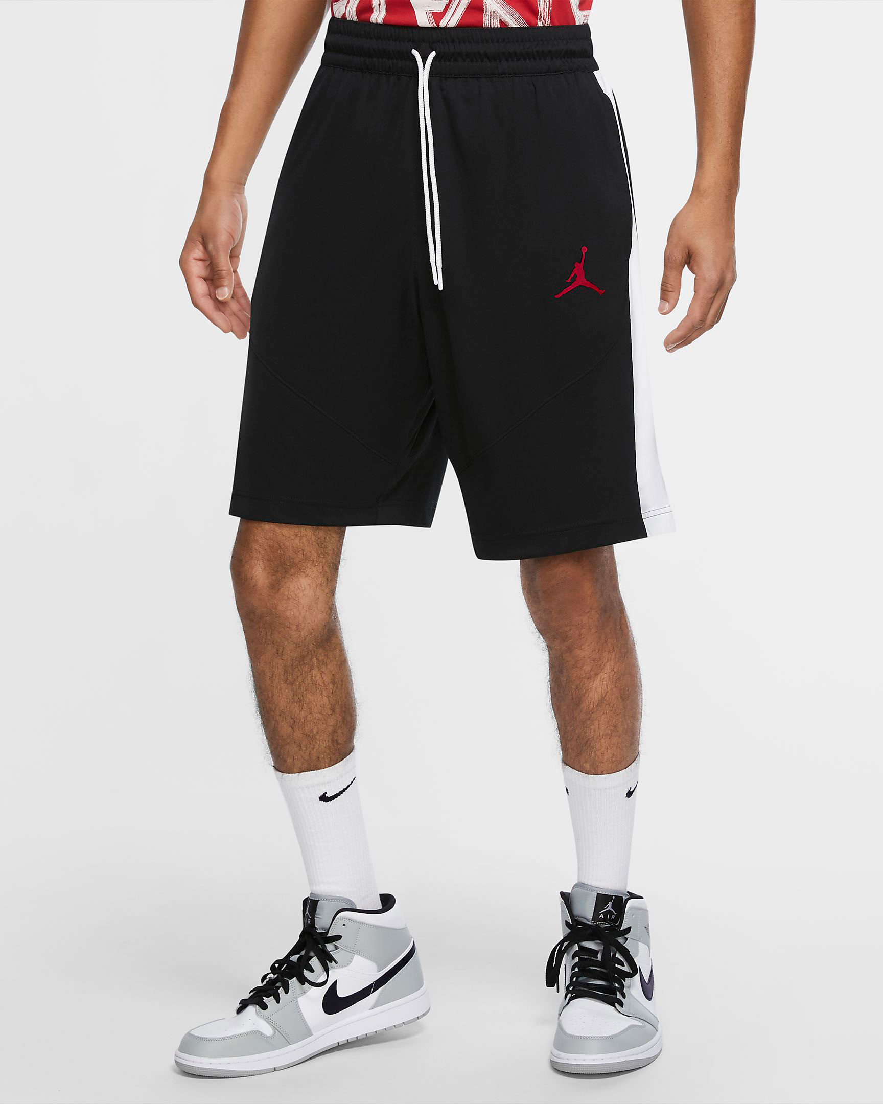 jordan-black-white-gym-red-basketball-shorts-1
