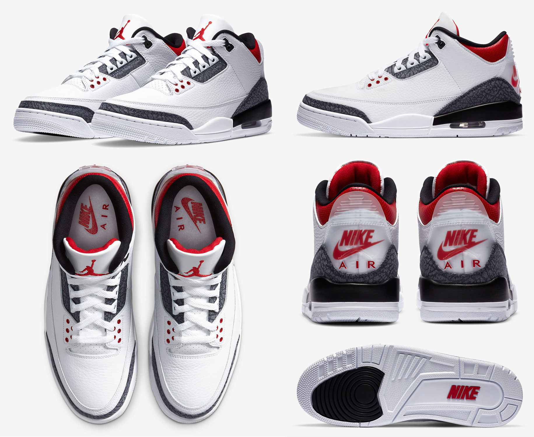 jordan 3 fire red outfit