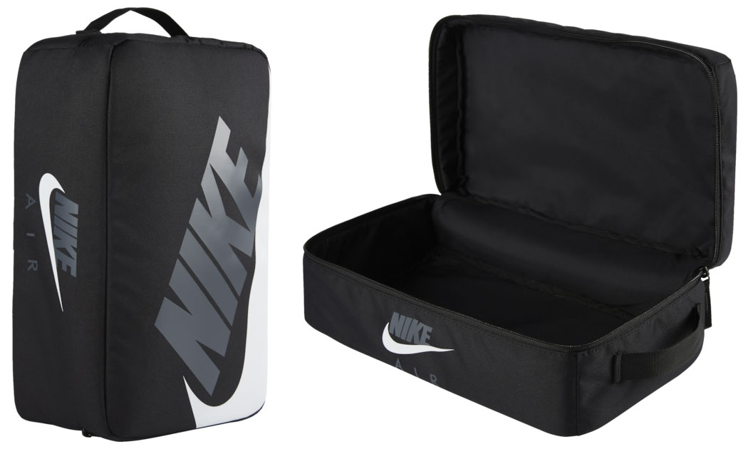 Escribe un reporte Carrera Árbol Nike Shoe Box Bag in Black | SneakerFits.com