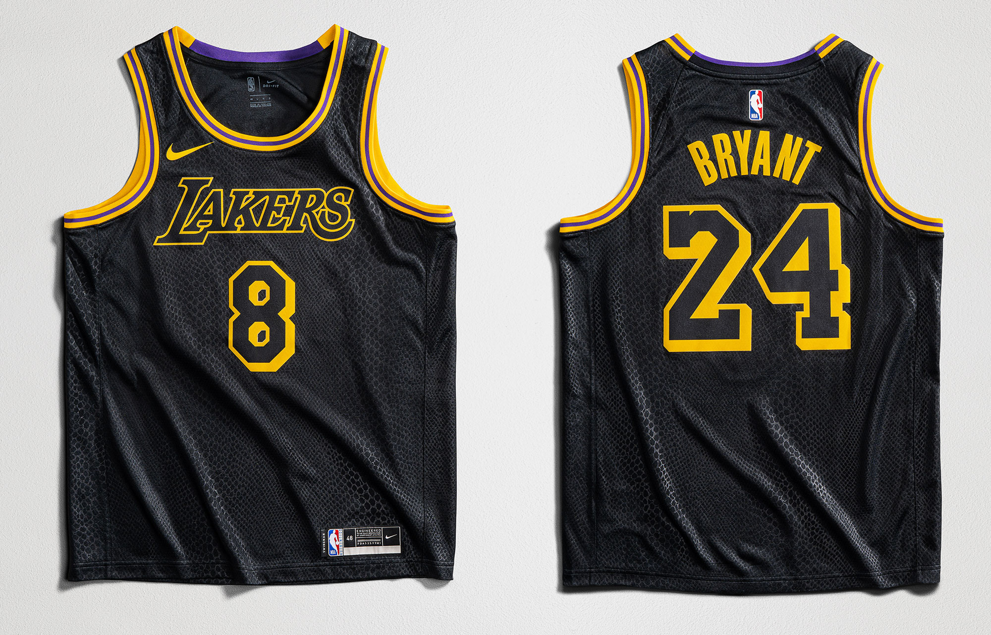 Nike Kobe Bryant Black Mamba Lakers Jersey | Iicf