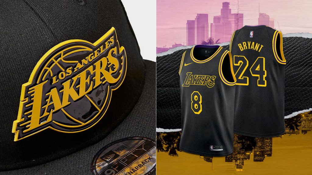 Kobe Bryant Black Mamba Lakers Jersey Hat Match Sneakerfits