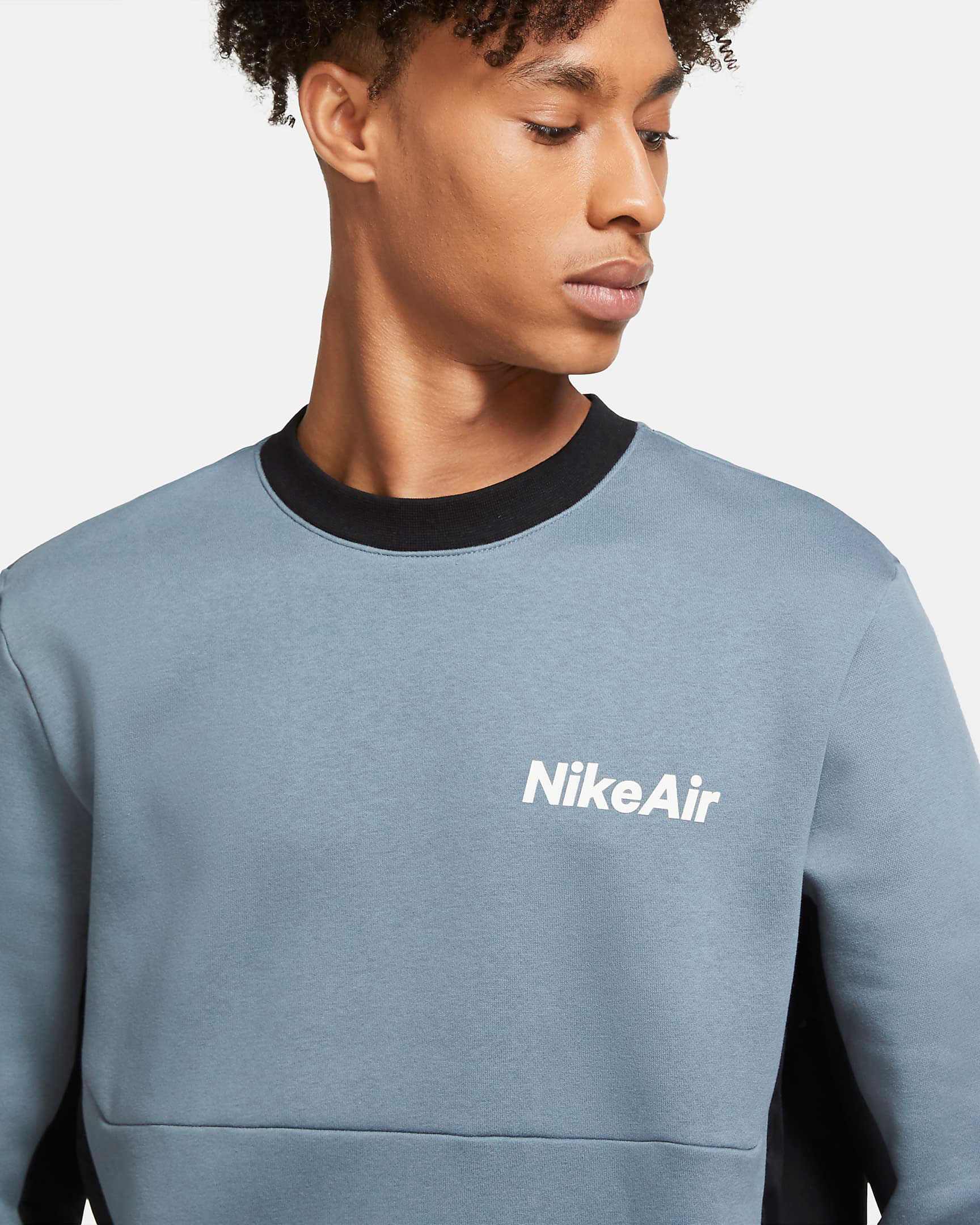 nike air crew sweatshirt blue