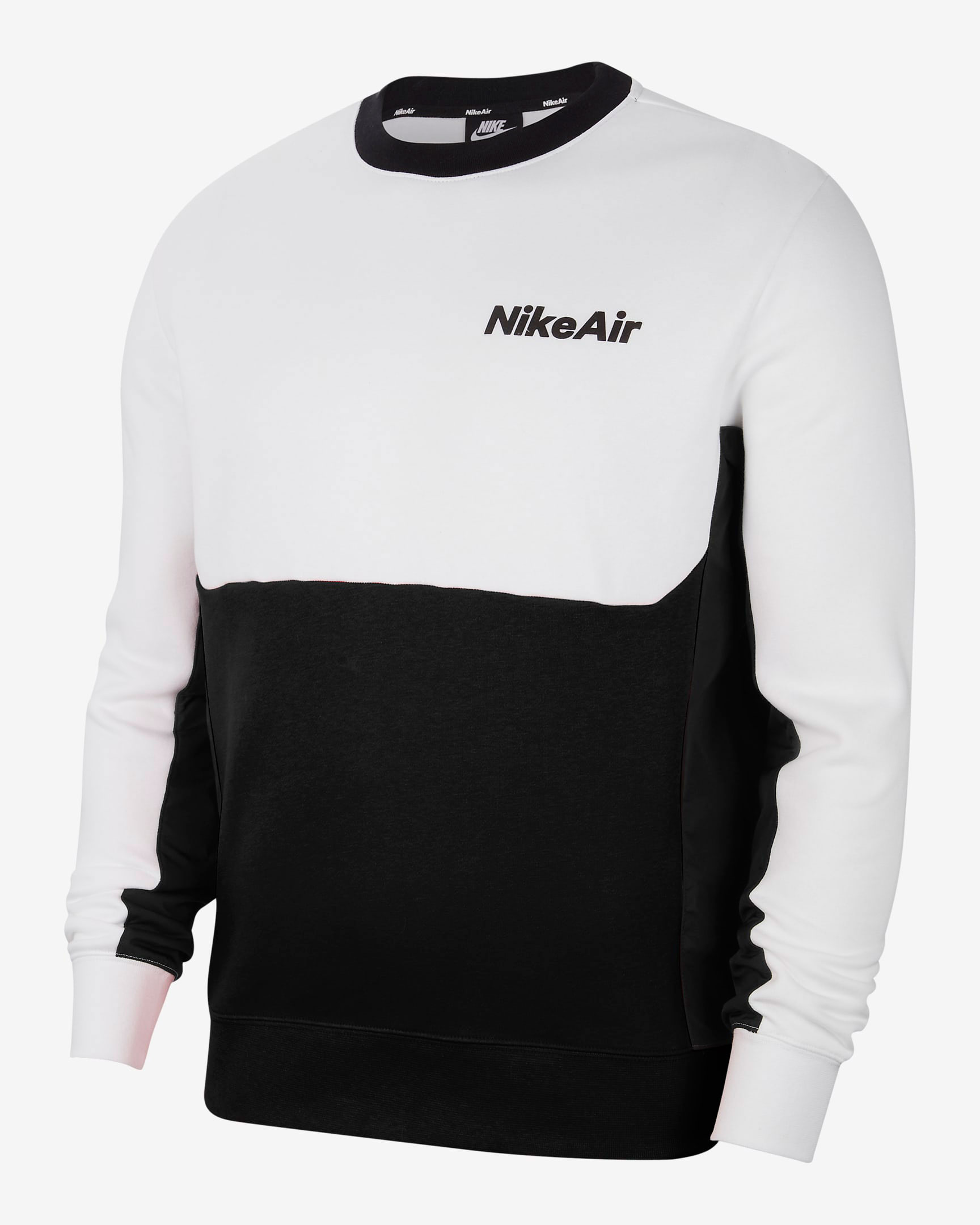 nike-air-fleece-crew-sweatshirt-white-black