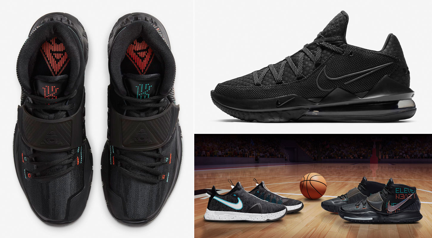 Nike Kyrie 6 Basketball Shoe Midnight Navy Laser Crimson