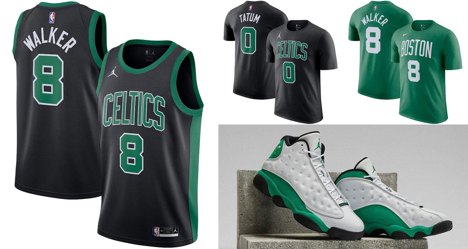 white and green celtics jersey