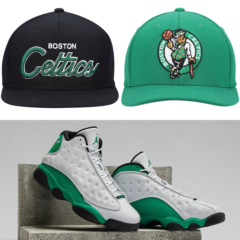 jordan-13-lucky-green-retro-celtics-hats