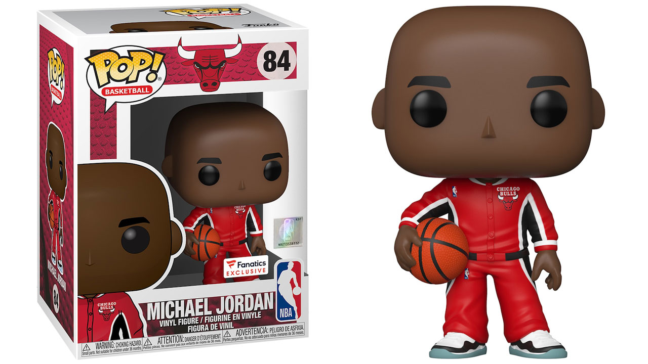 Michael Jordan Pop Figure Bulls Warm Up 