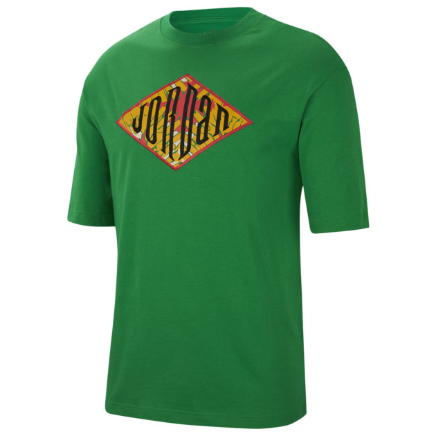 oregon-jordan-5-apple-green-shirt-match-1