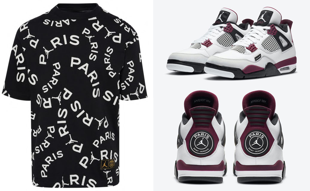 Air Jordan 4 PSG Shirt Match | SneakerFits.com