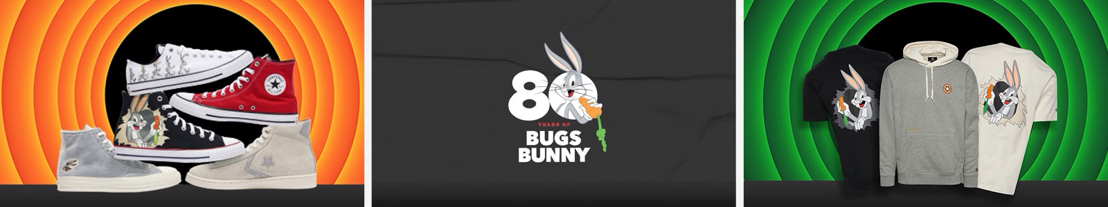 Converse Bugs Bunny 80th Shoes and Apparel 