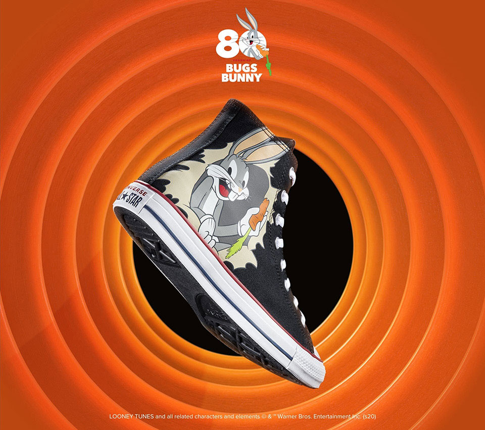 Converse Bugs Bunny 80th Shoes and Apparel 