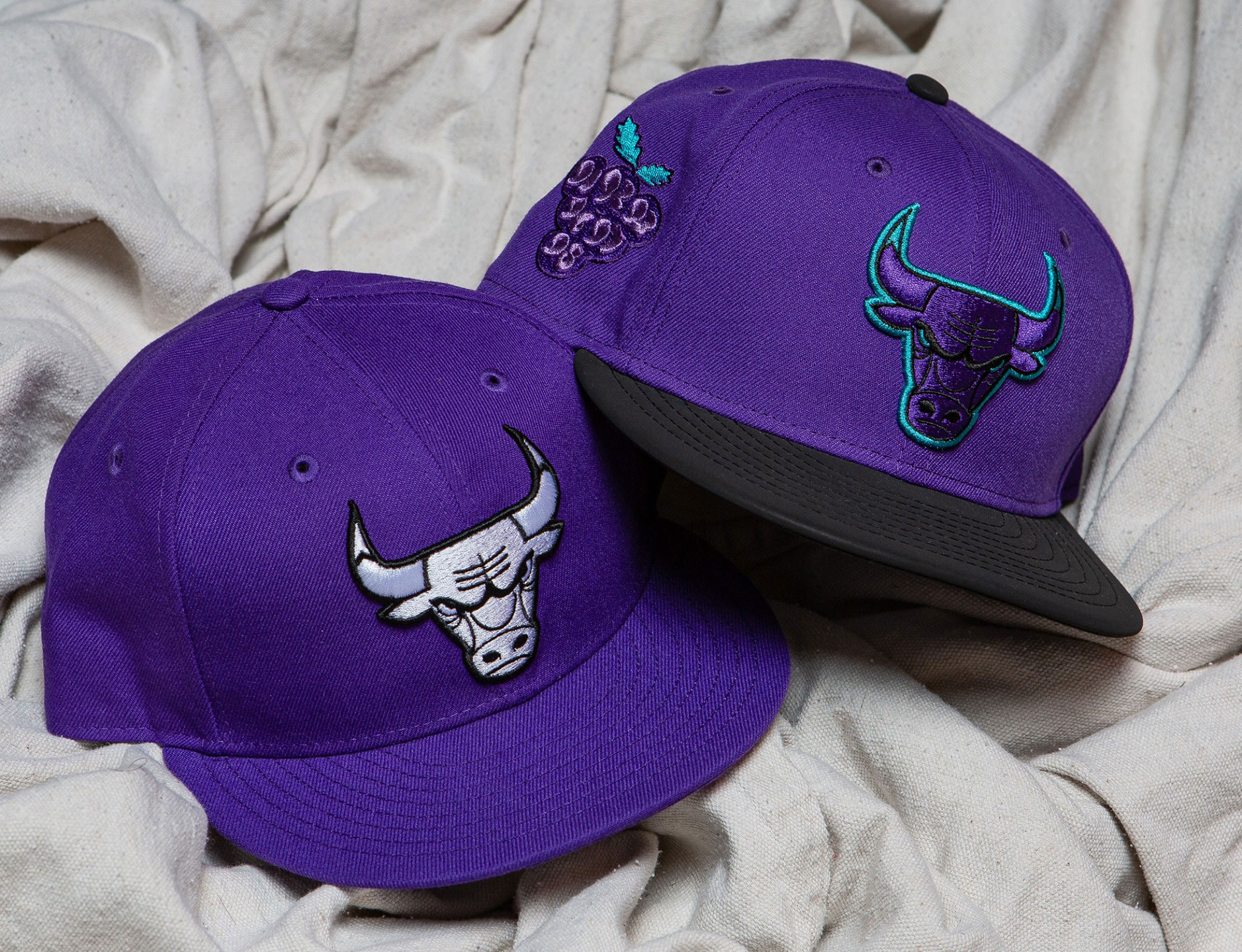 jordan-12-black-concord-purple-bulls-hats