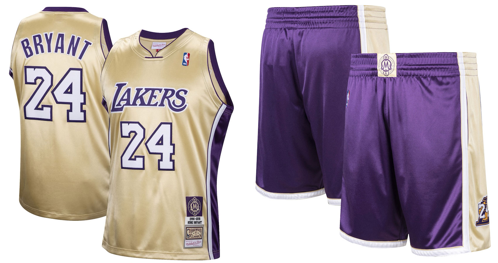 Kobe Bryant Lakers Hall of Fame Jerseys and Shorts | Gov