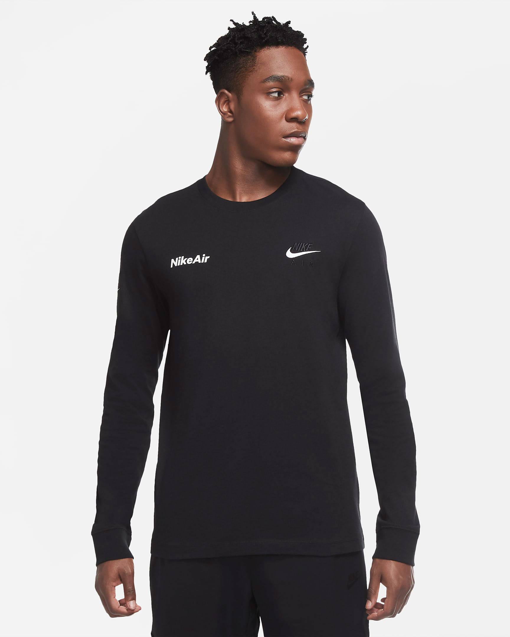 nike-foamposite-one-anthracite-blackout-long-sleeve-shirt-match-1