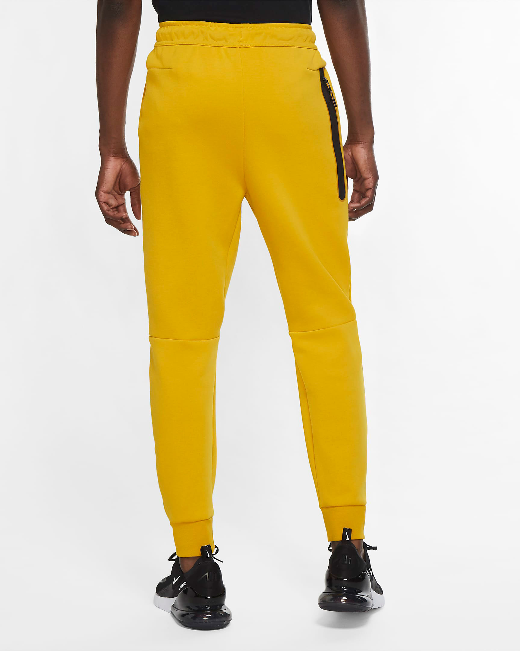 nike tech fleece pants yellow sulfur 2