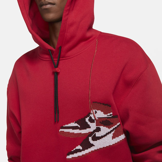 red jordan hoodies